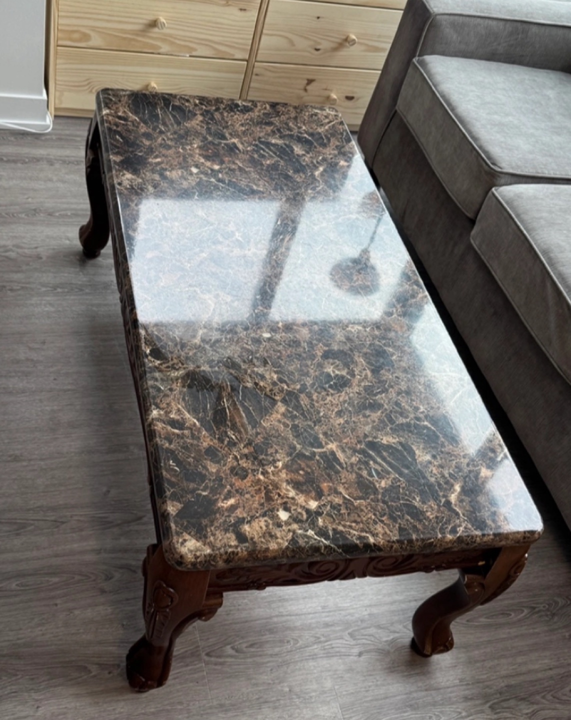 Marble Top Coffee Table
