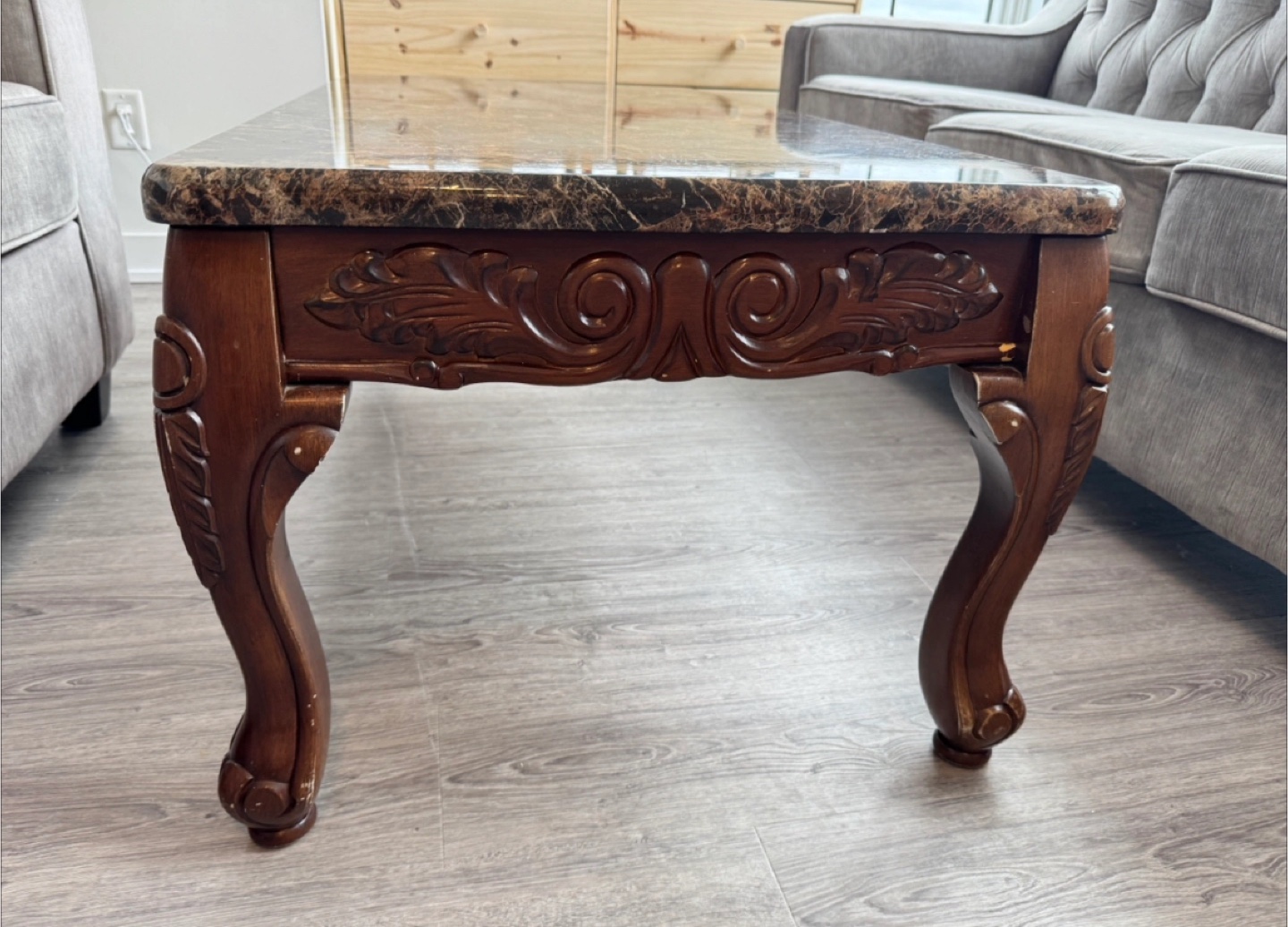 Marble Top Coffee Table - photo 3