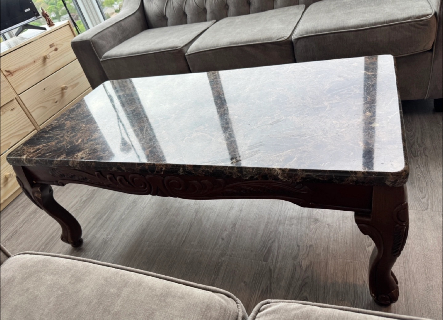 Marble Top Coffee Table - photo 4