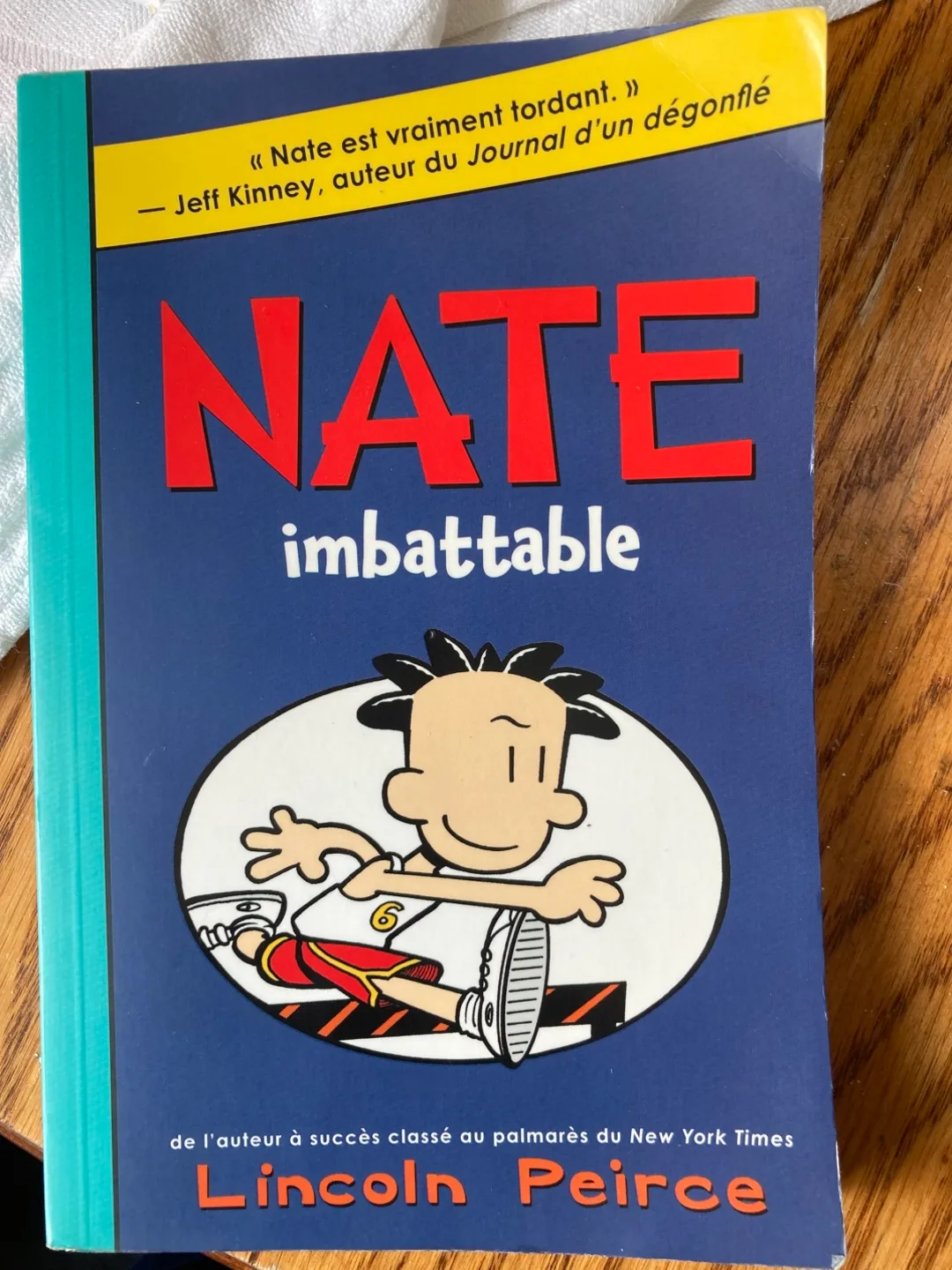 Nate Imbattable by Lincoln Peirce brand new French book thumbnail