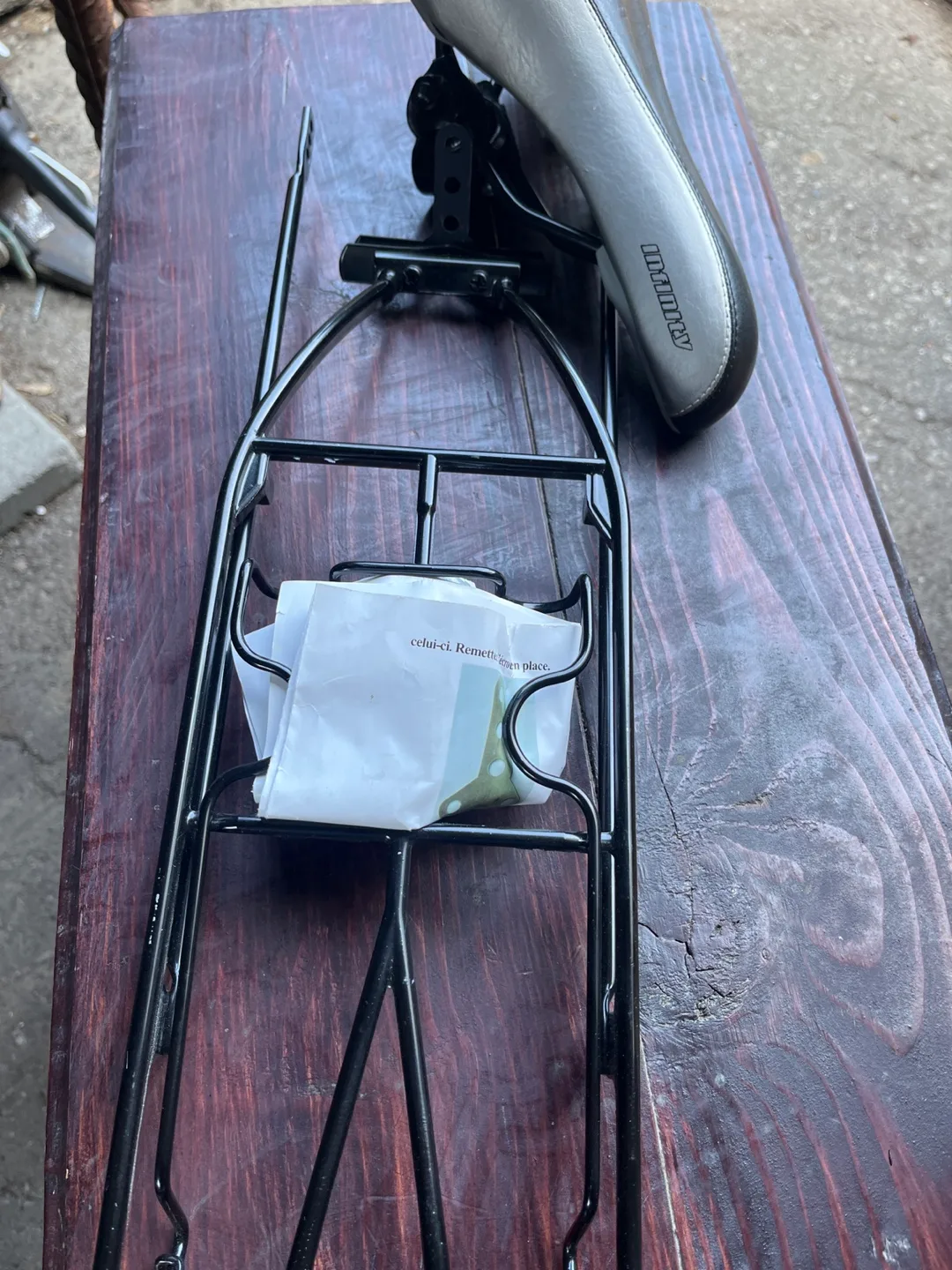Iberia bicycle rack and seat thumbnail