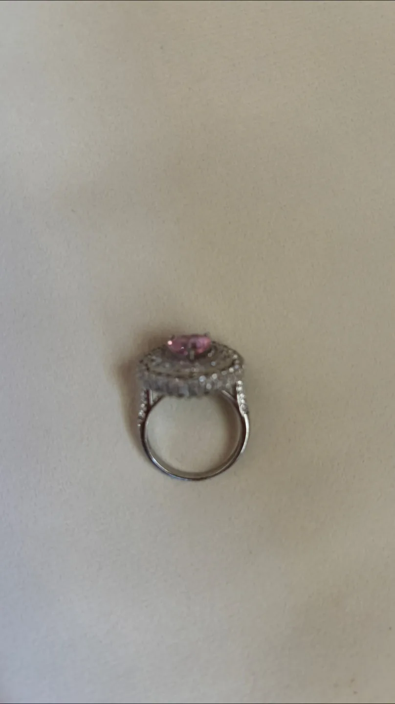 Heart-Shaped silver Ring thumbnail