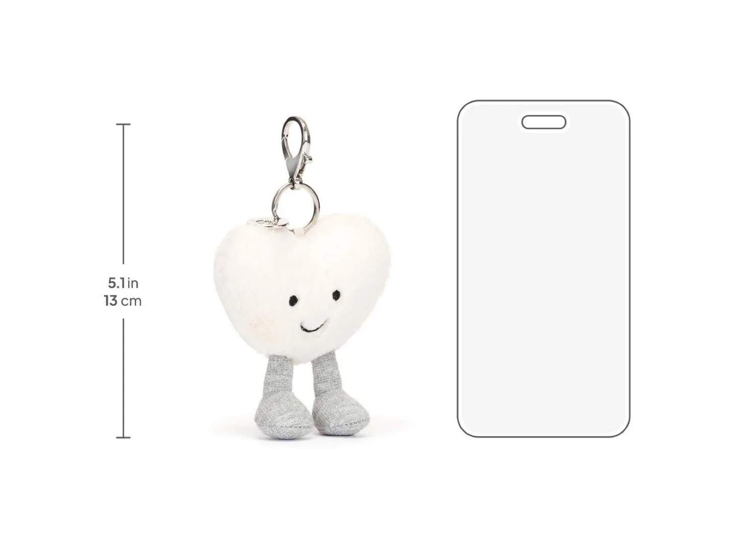 Jellycat Amuseable Heart Bag Charm image indicator(3)