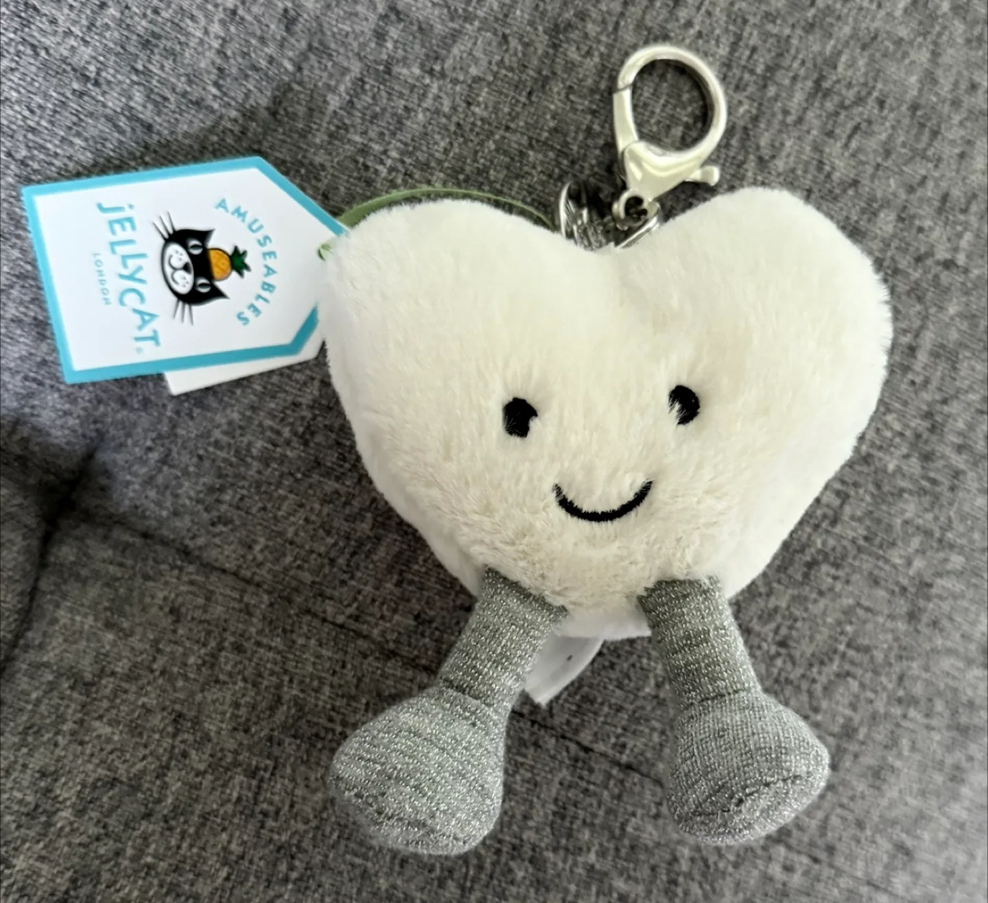 Jellycat Amuseable Heart Bag Charm thumbnail
