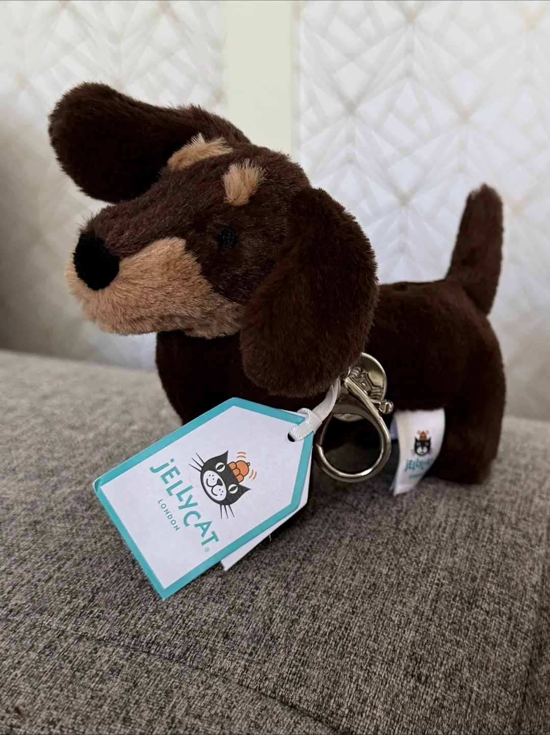 Jellycat Otto Sausage Dog Bag Charm thumbnail