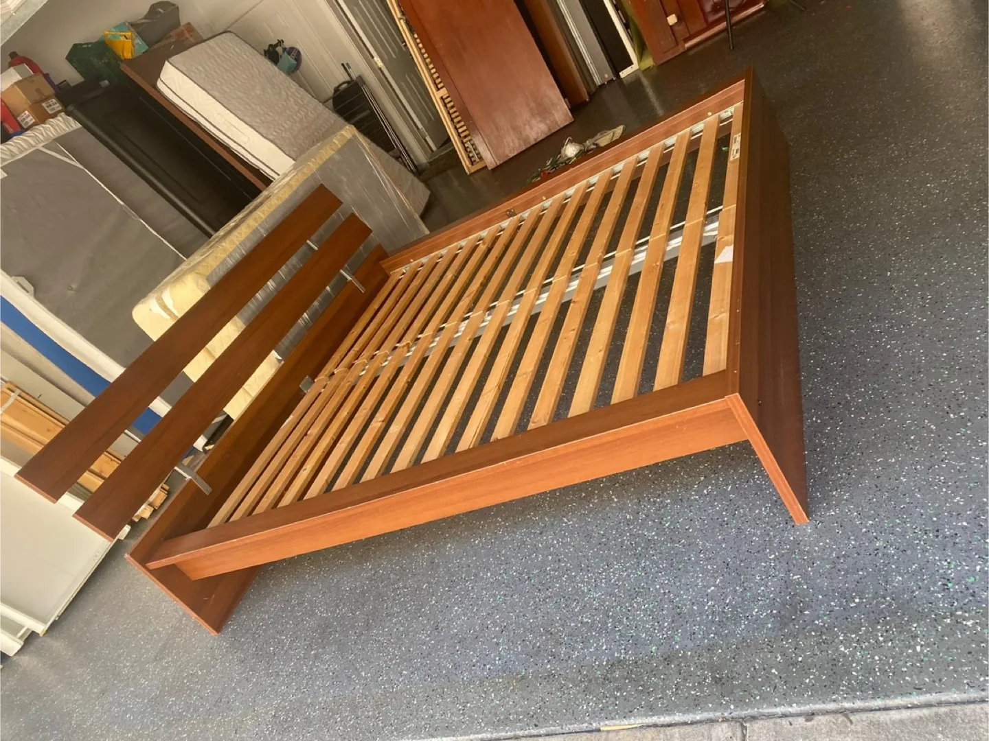 King size Brown Bed Frame thumbnail