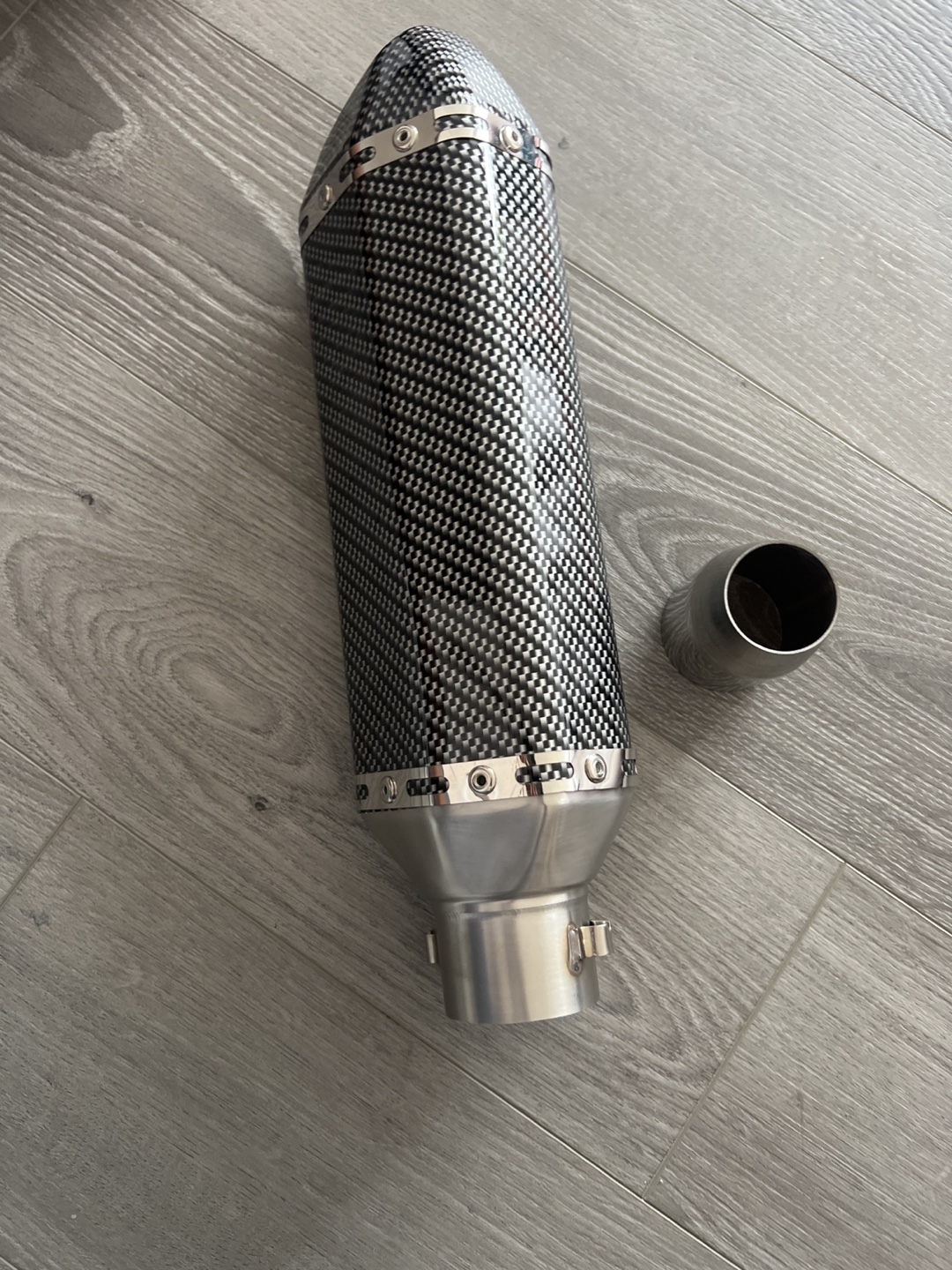 Motorcycle Exhaust Muffler - Carbon Fiber