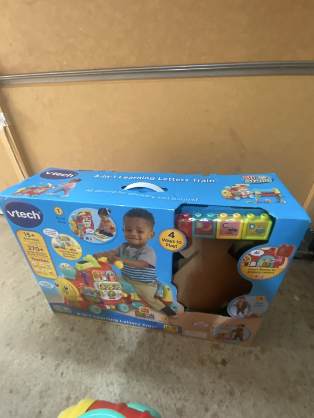 VTech 4-in-1 Learning Letters Train - Excellent Condition