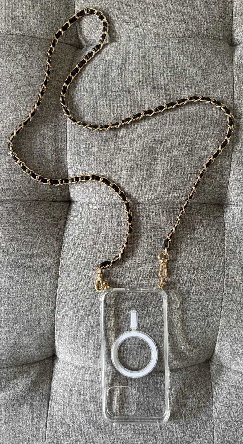 iPhone 12Pro Mac Phone case with chain thumbnail