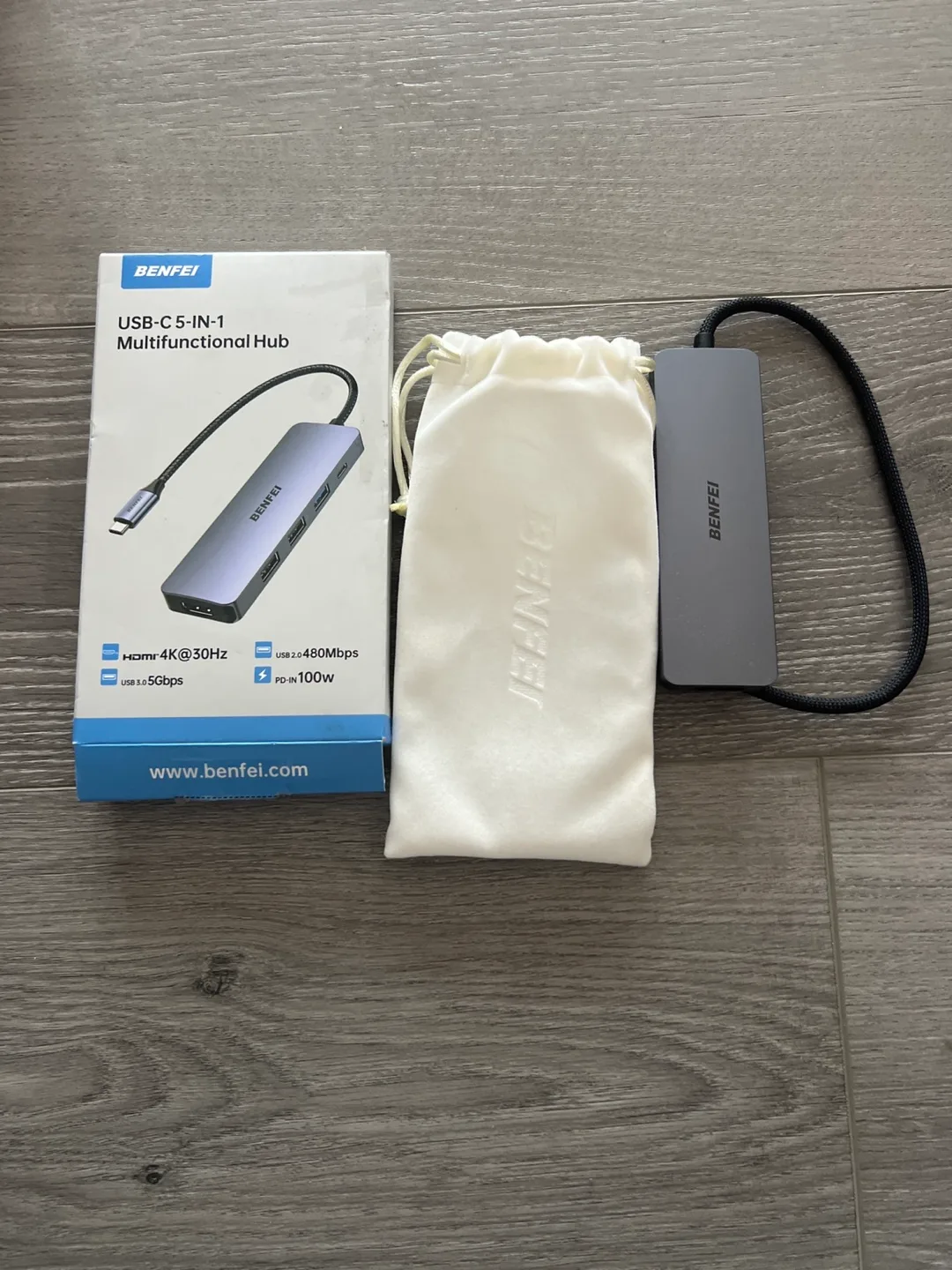 BENFEI USB-C 5-IN-1 Multifunctional Hub - New! thumbnail