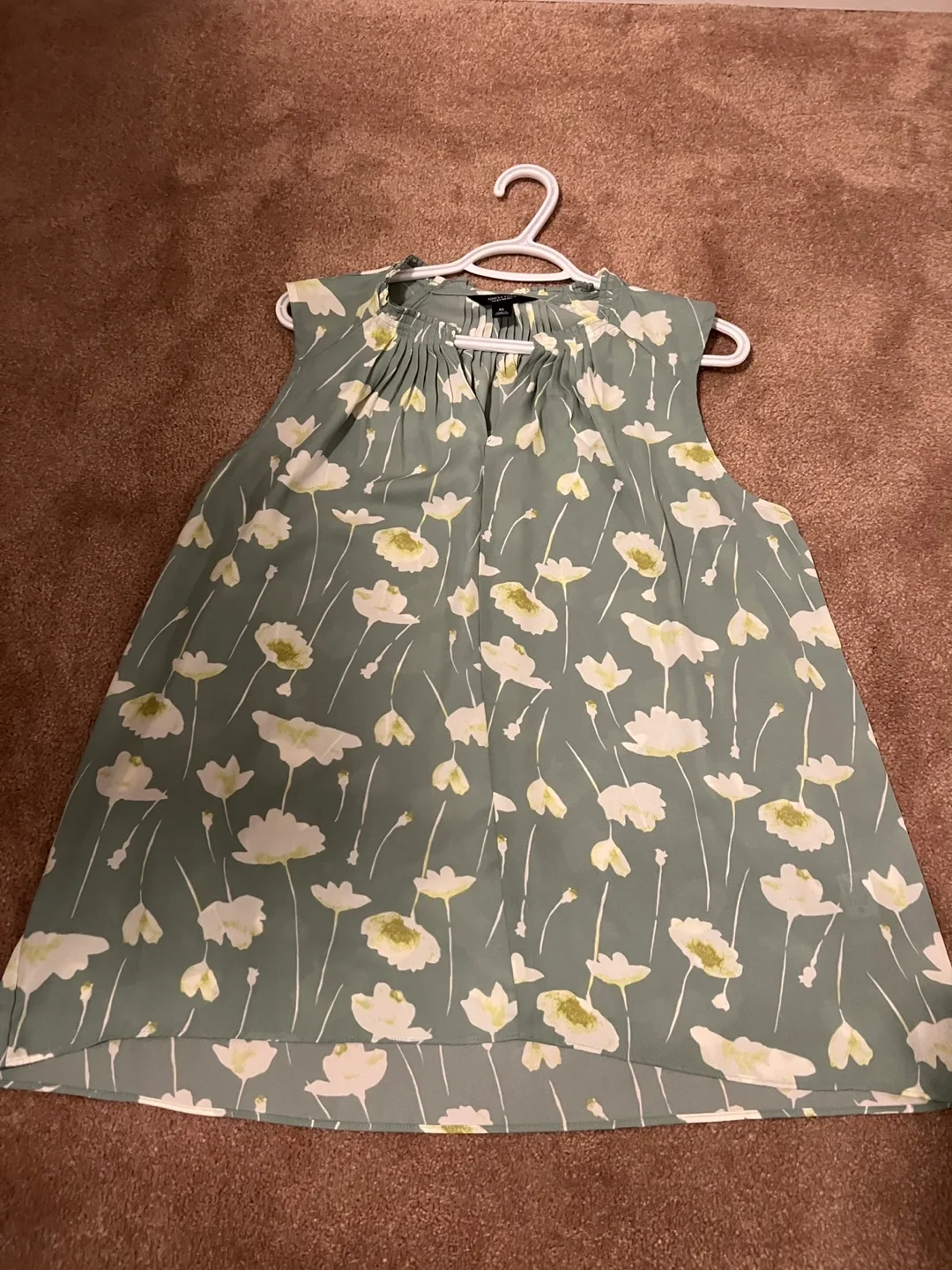 Simply Vera Wang Floral Blouse - XL thumbnail