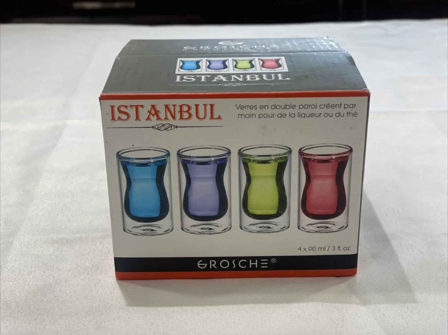 Grosche Istanbul Double Wall Glasses - Set of 4 thumbnail