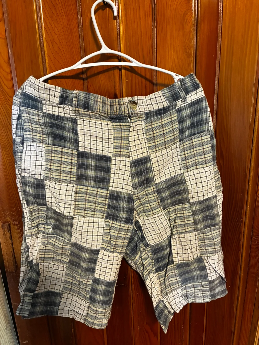 Retreat Plaid Cotton Shorts - Size 36 thumbnail