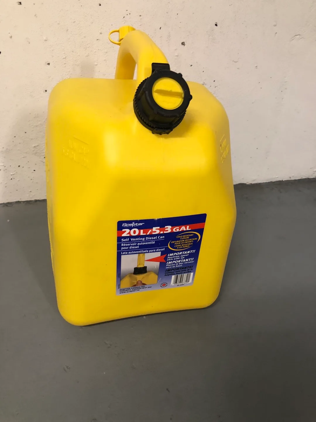Scepter 20L/5.3 Gal Diesel Can thumbnail