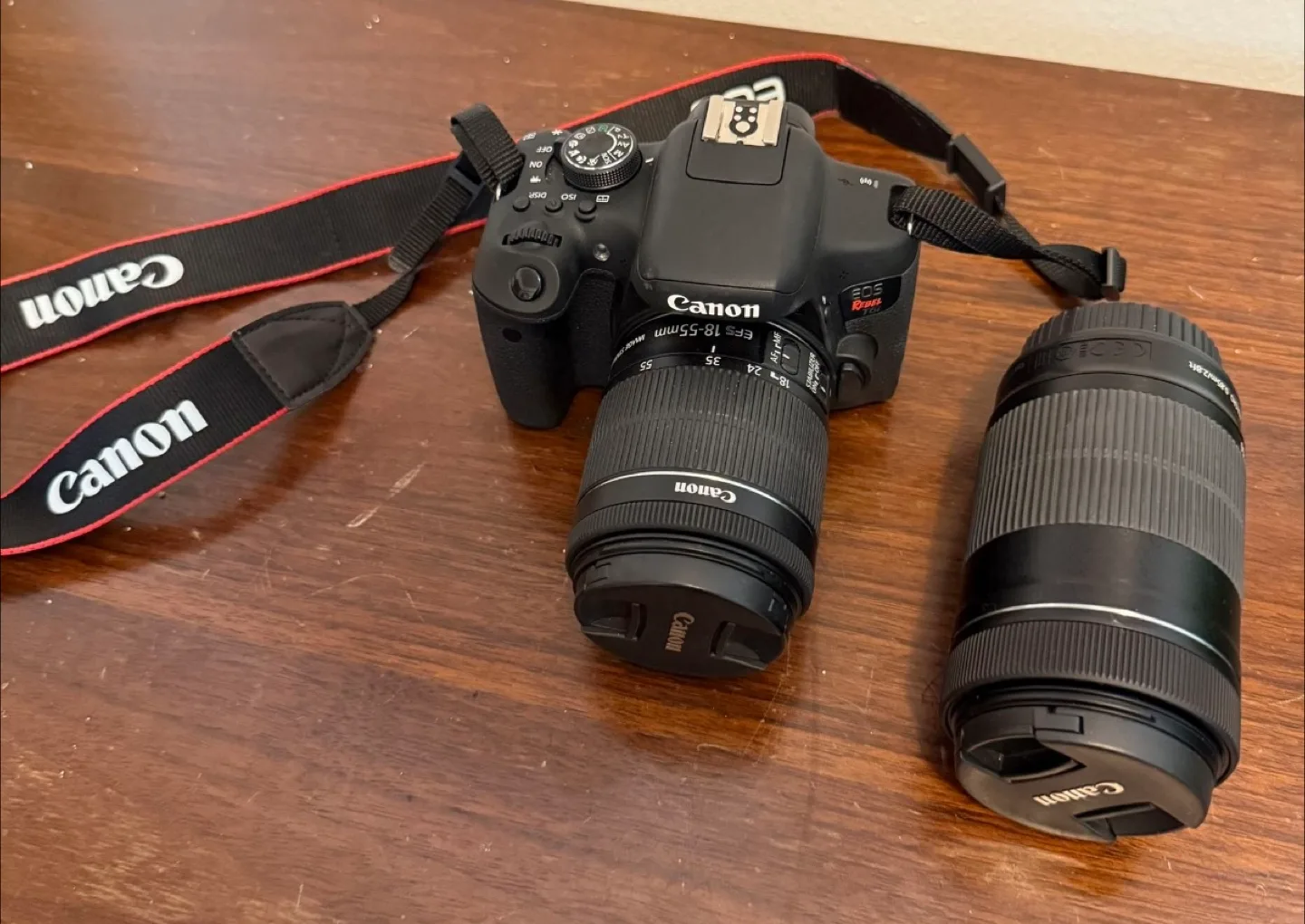 Canon EOS Rebel T6i/750D DSLR Camera with 2 Lenses thumbnail