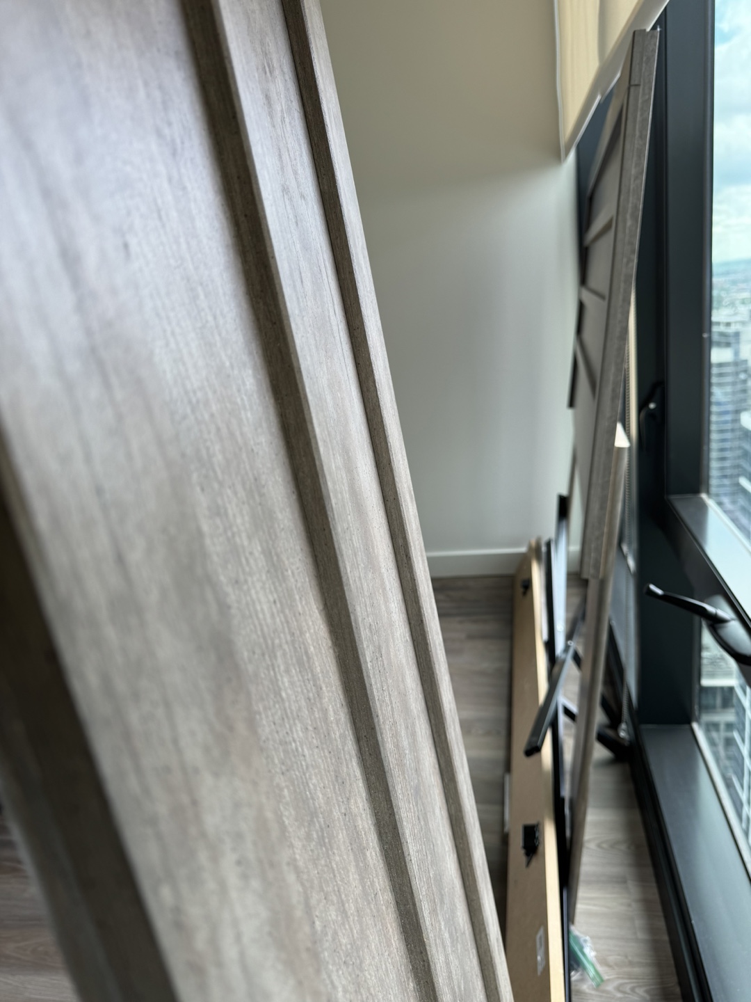 Queen Size Headboard, Baseboard and bed frame