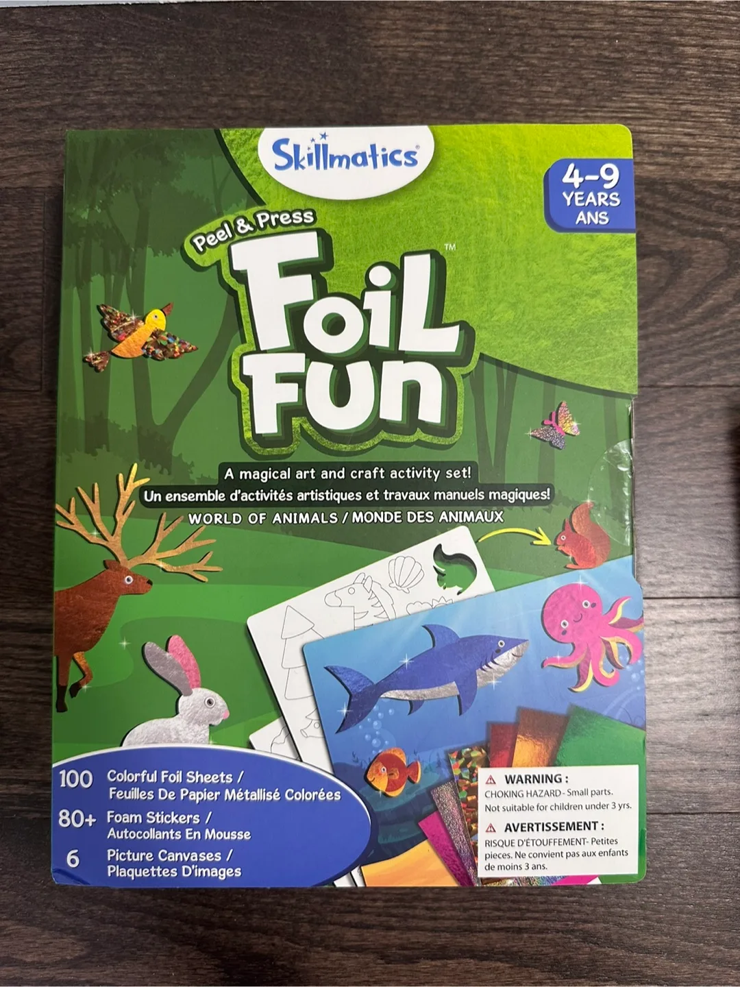 Skillmatics Foil Fun - World of Animals Craft Kit (Ages 4-9) thumbnail