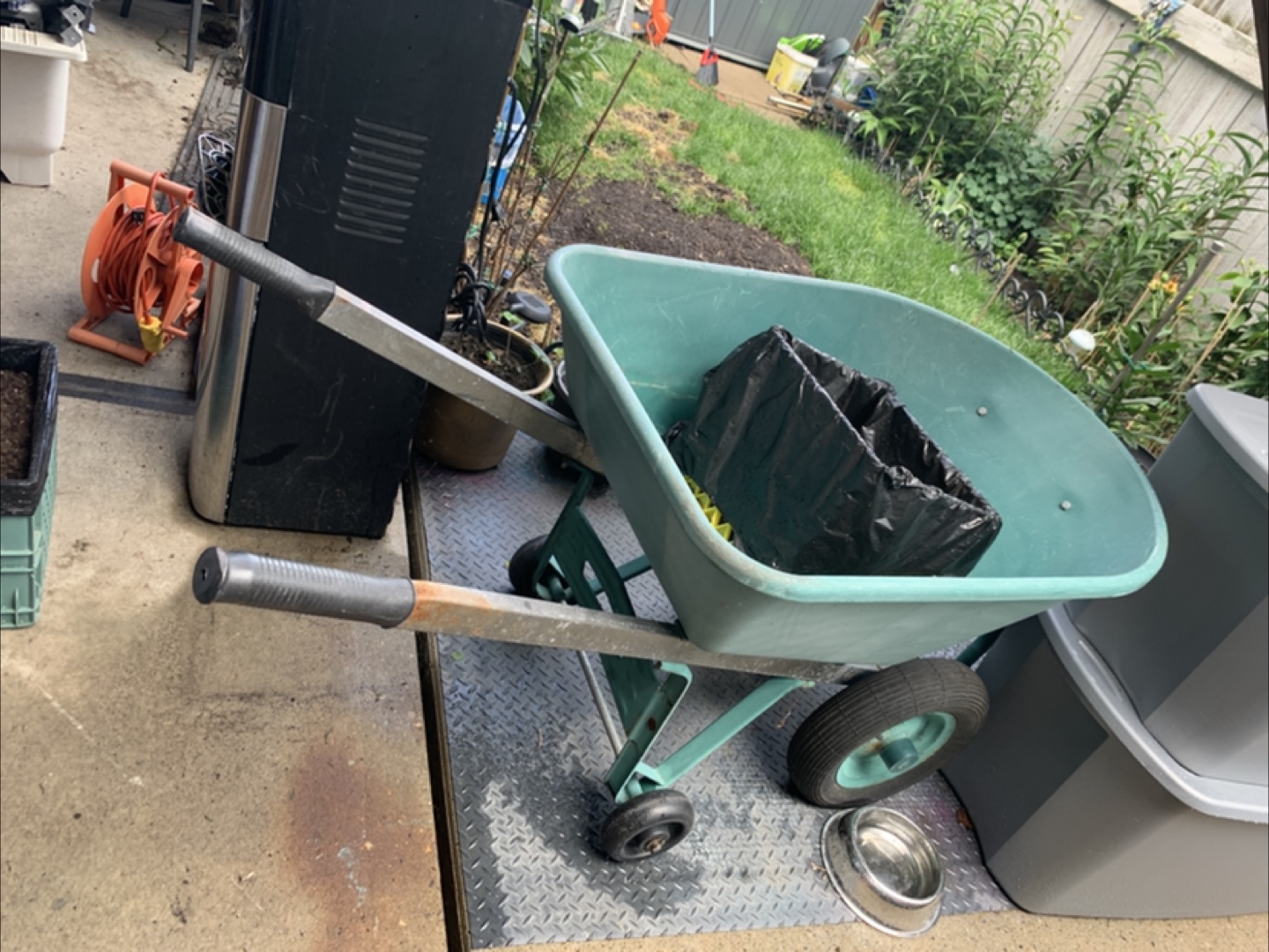 Green Wheelbarrow