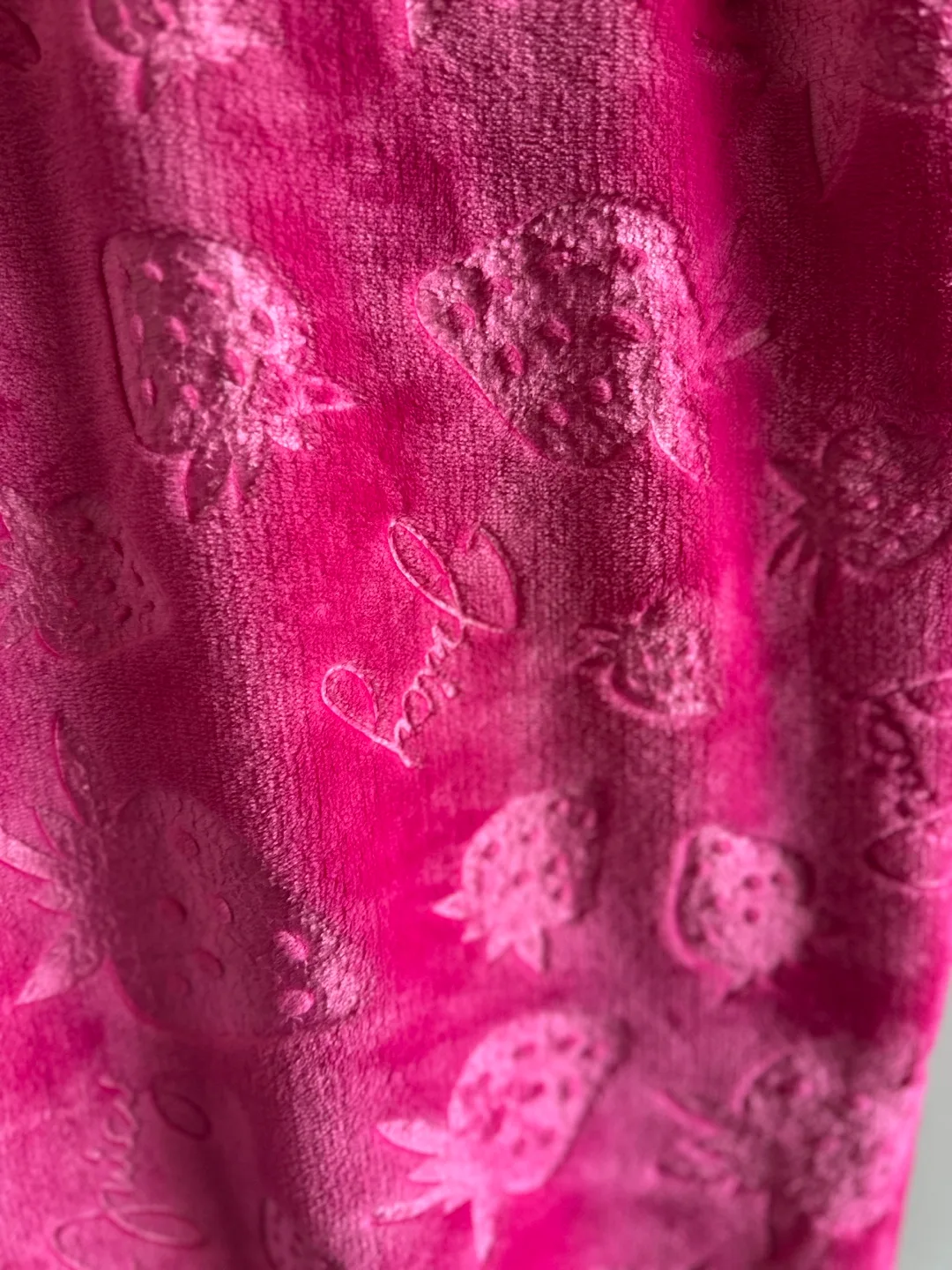 Juicy Couture Pink Strawberry Print Throw Blanket image indicator(5)