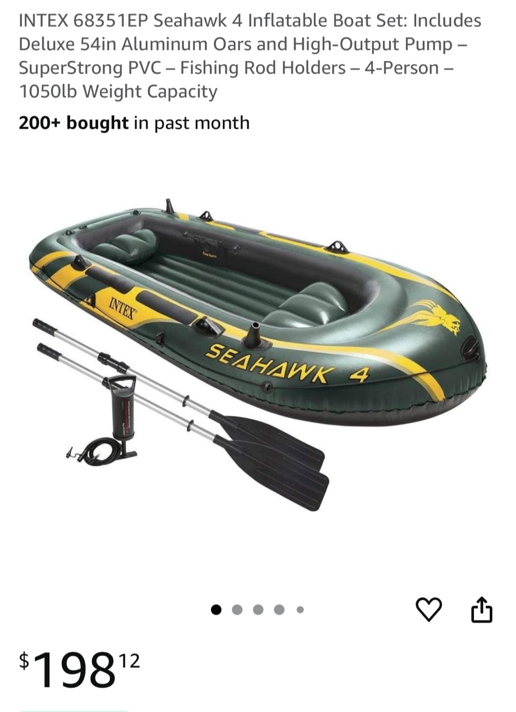 Seahawk 4 Inflatable Boat - photo 4