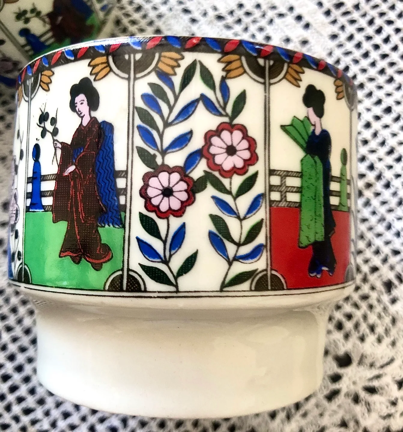 ***vintage WEIDMANN Geisha cafe / Espresso Set ITALY 1960s $600 thumbnail