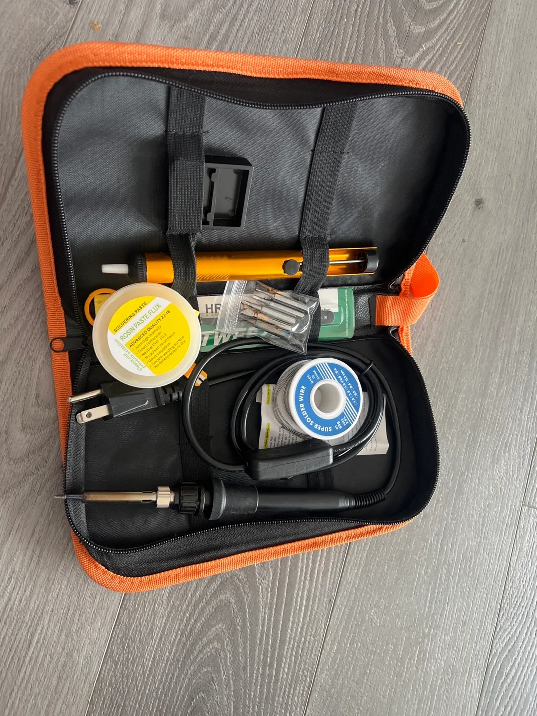 Soldering Kit with Rosin Paste Flux thumbnail