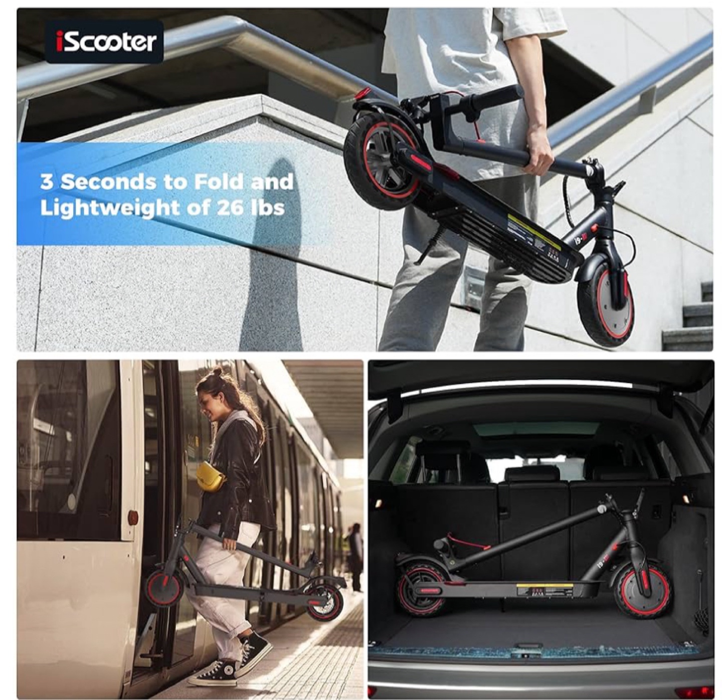 iScooter Folding Electric Scooter - Easy Carry - photo 4