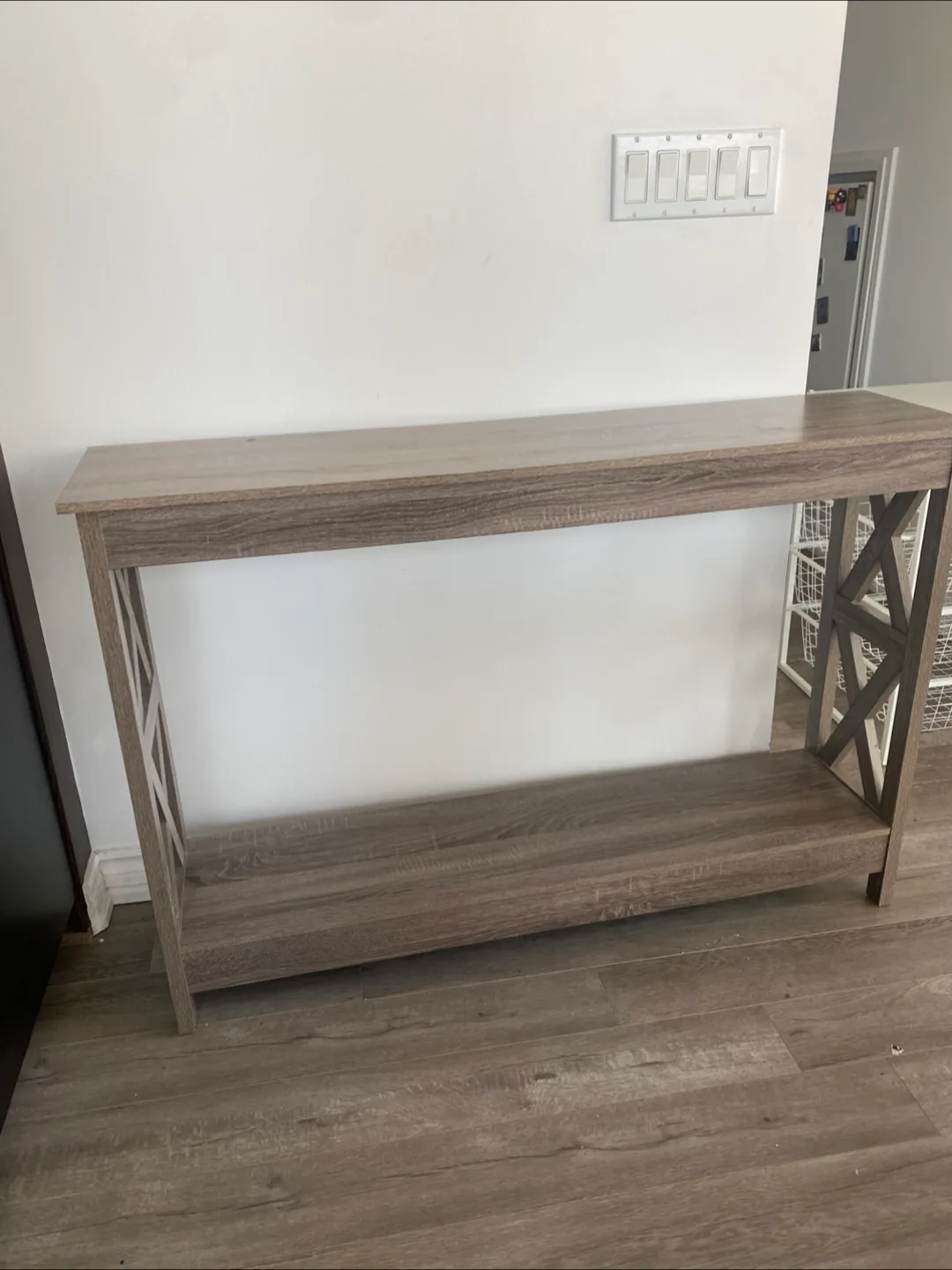 Console Table - Wood Grain Finish thumbnail