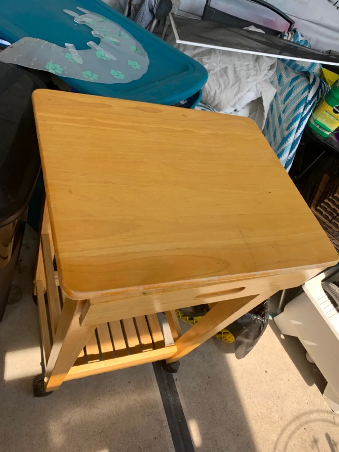 Wooden Kitchen Cart/Side Table thumbnail
