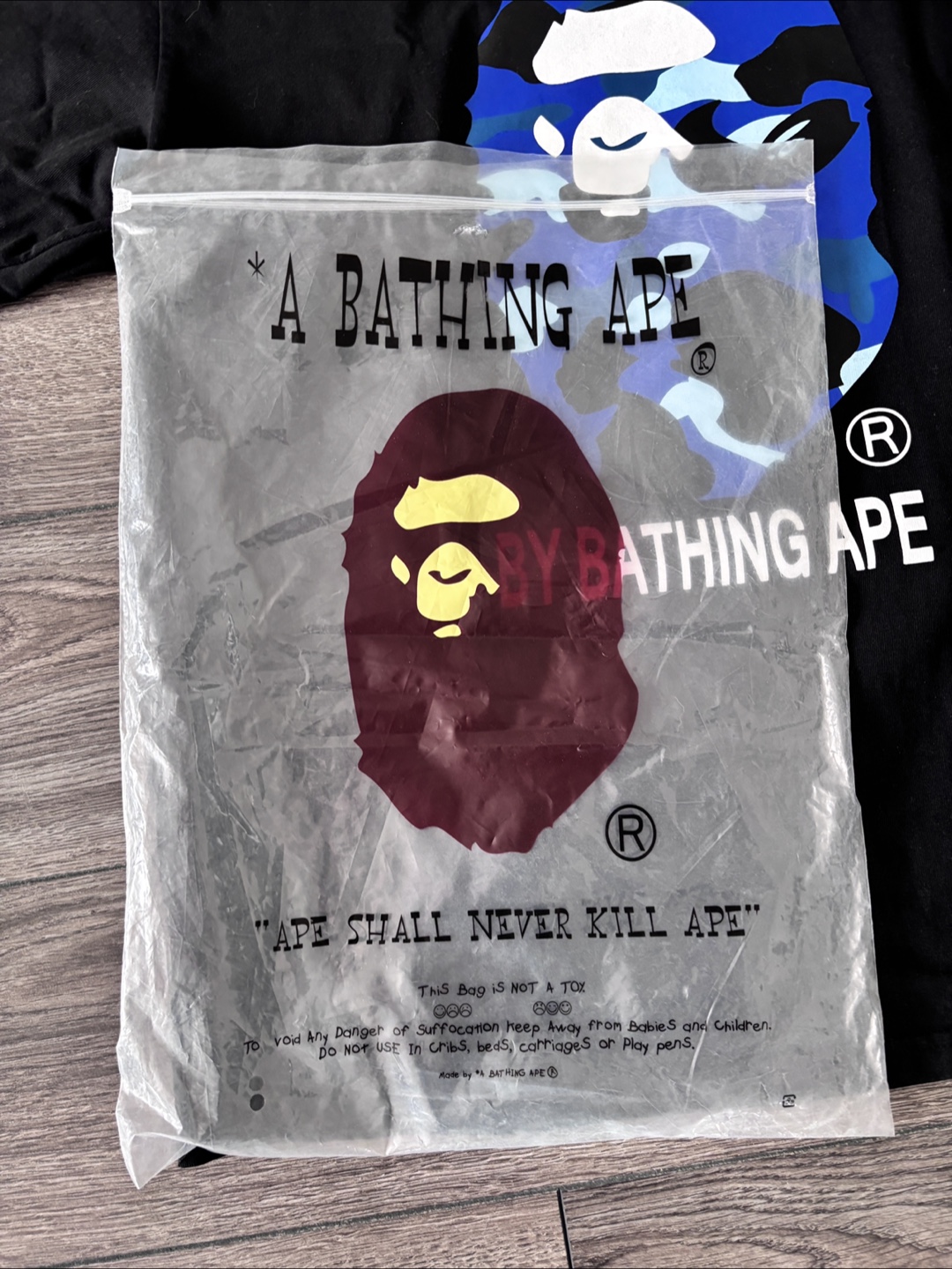 Bathing Ape (BAPE) Black Camo T-Shirt - 2XL - photo 4