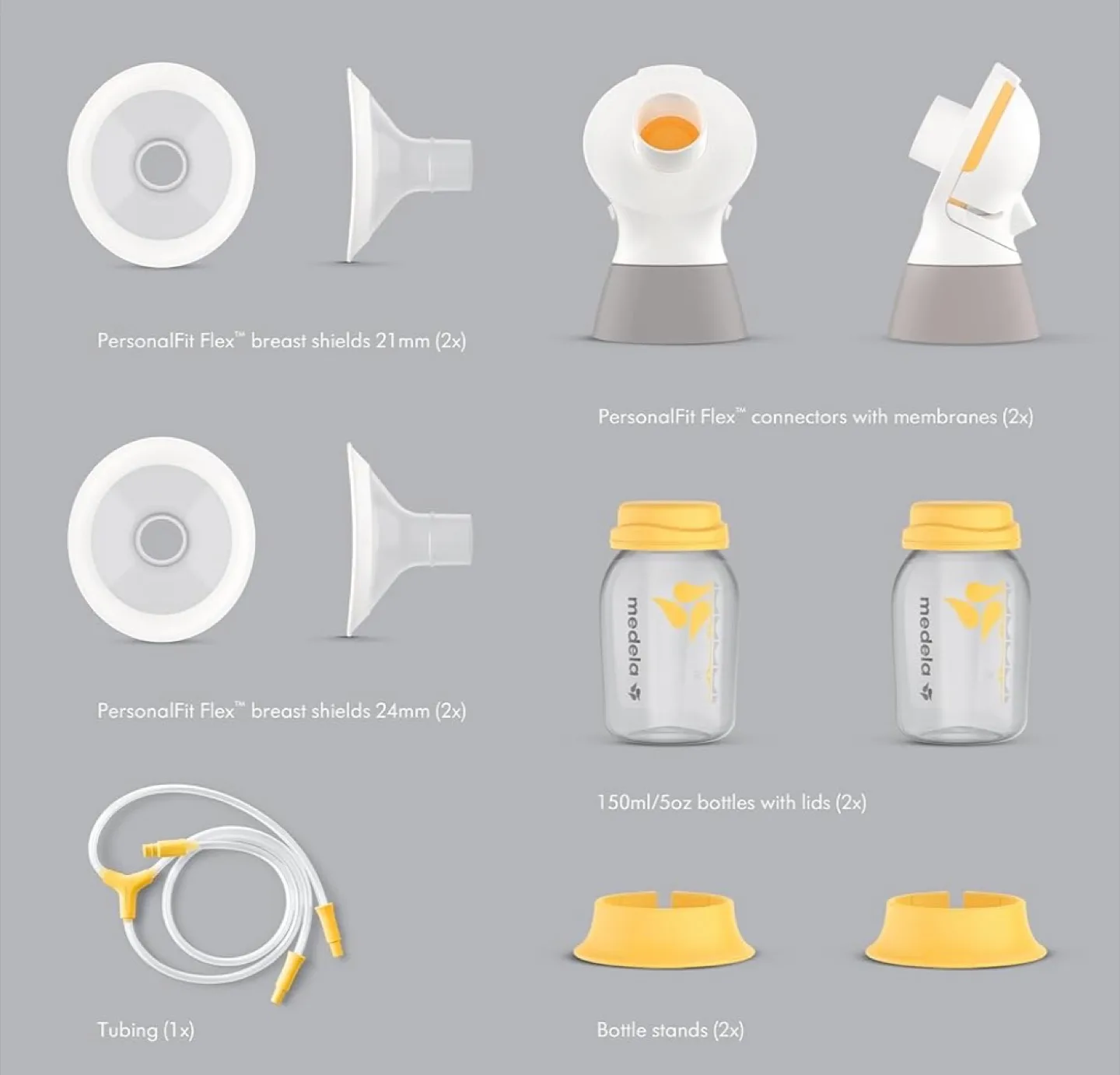 Medela Classic PersonalFit Flex Double Pumping Kit image indicator(6)