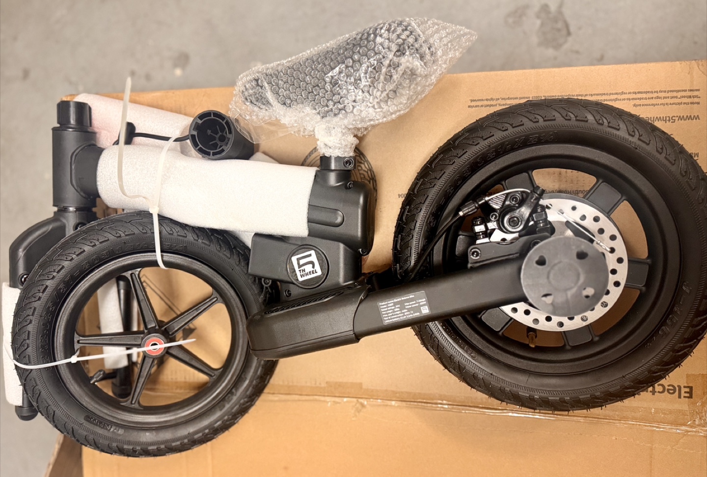 New 5th Wheel K9 Electric Kids Balance Bike