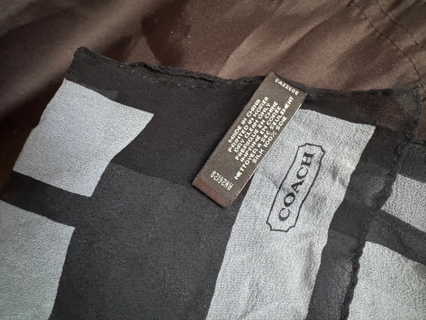 Coach 100% Silk Scarf image indicator(4)