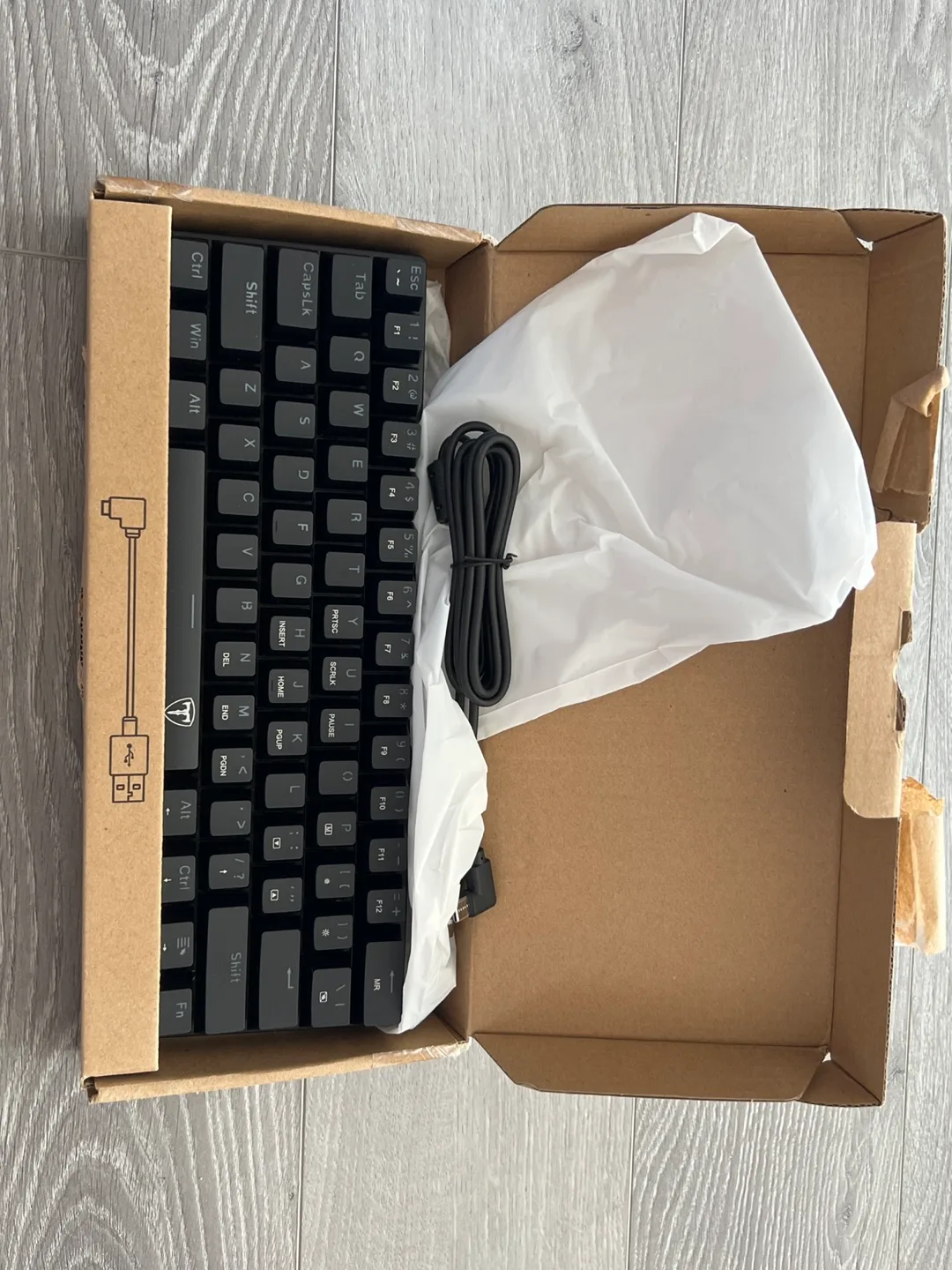 Tecware Phantom 65% Mechanical Keyboard - Black thumbnail