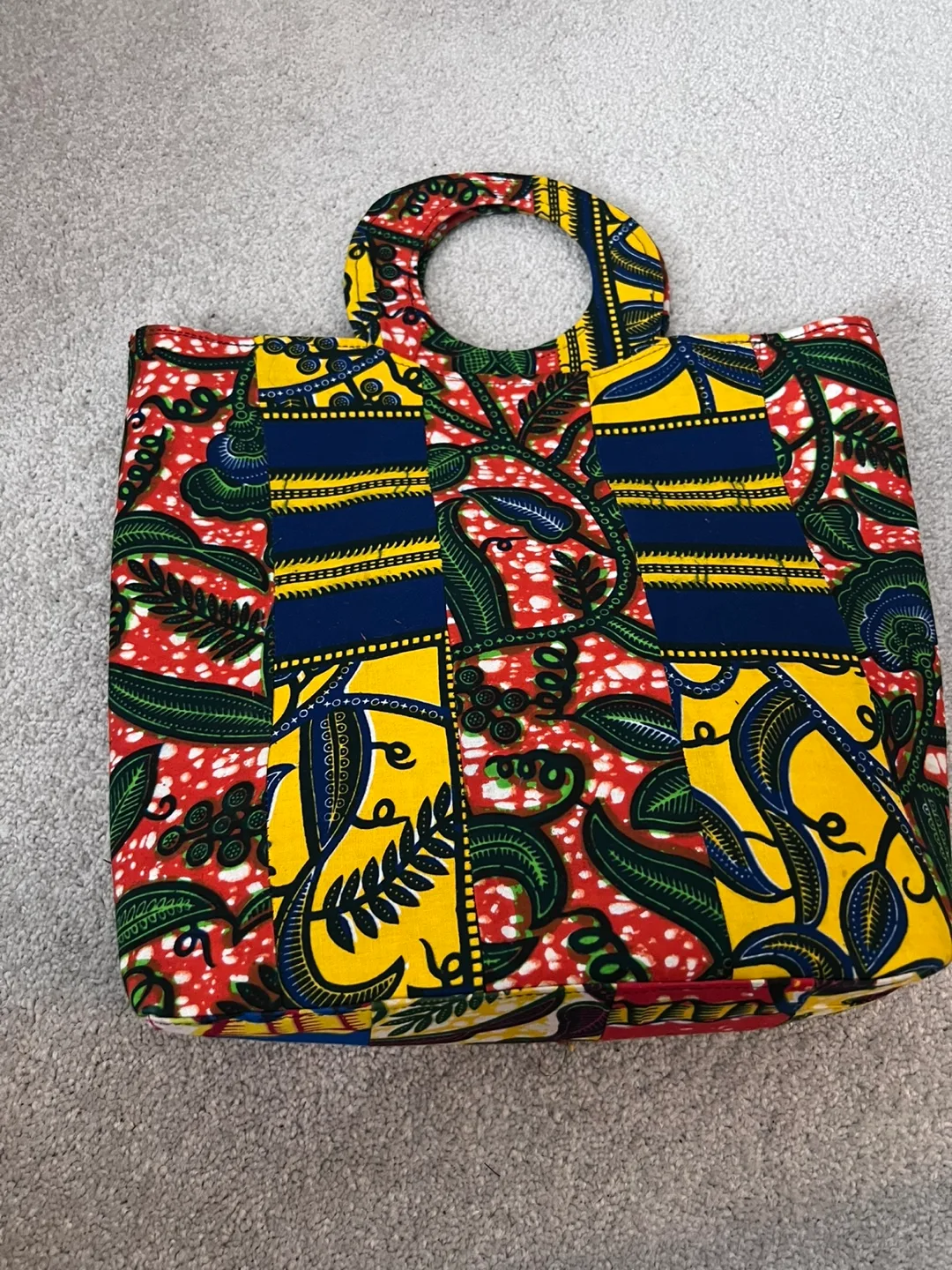 Ankara Print Tote Bag thumbnail