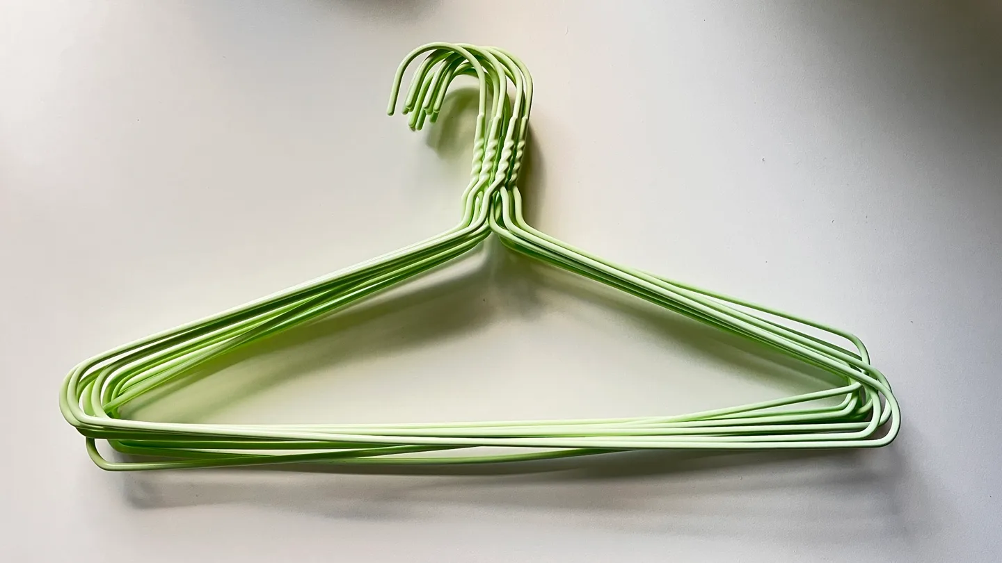 Light Green Clothes Hangers (Set of 10) thumbnail