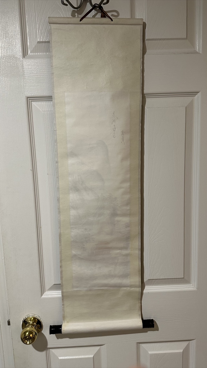 Hand-Painted Chinese Scroll Art - Great Wall Scene - photo 3