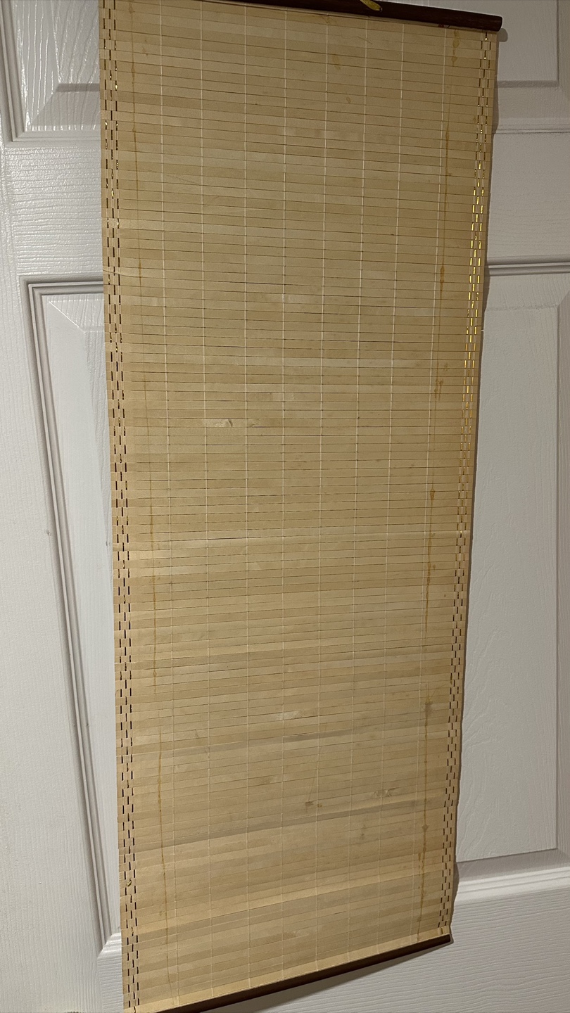 Vintage Chinese Lady wooden Scroll Wall Hanging Art - photo 4