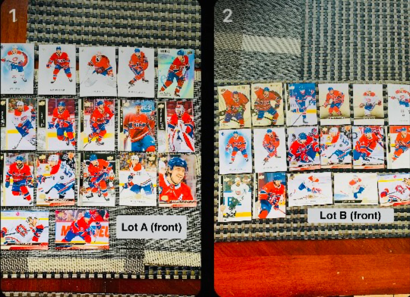 Lot of 17 MTL Canadiens Upper Deck Hockey Trading Cards thumbnail