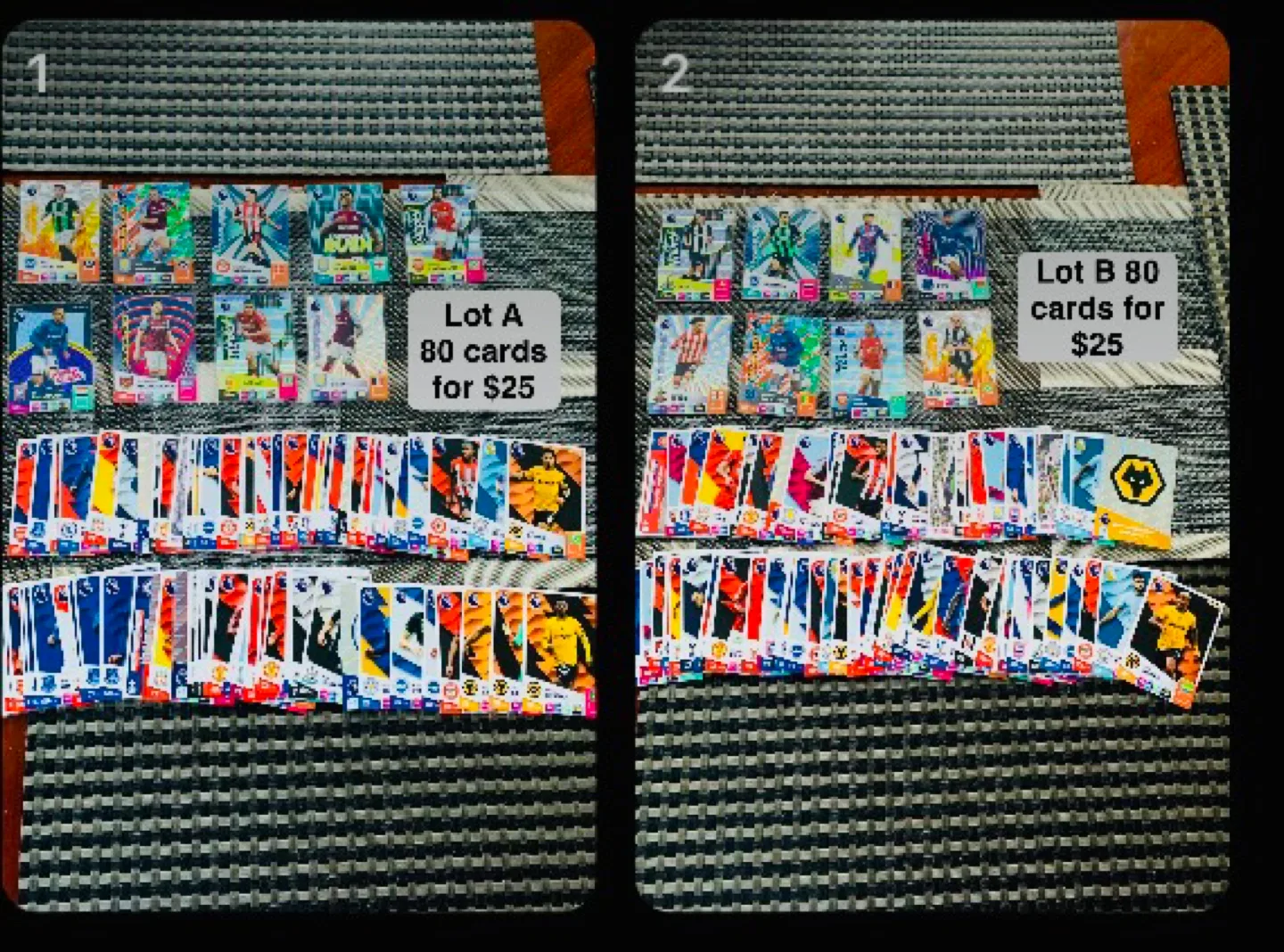 Lot of 80 Soccer Premier League Trading Cards thumbnail
