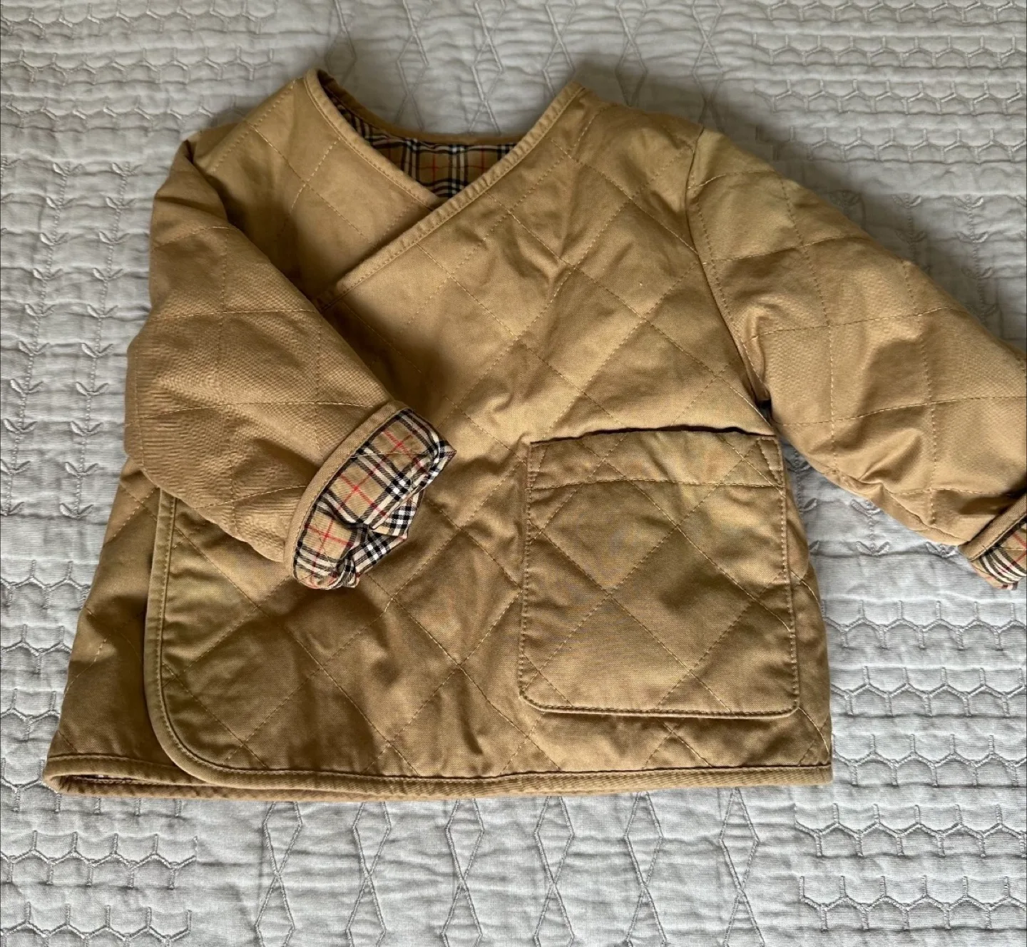 Burberry London England Baby Jacket - Size 9M thumbnail
