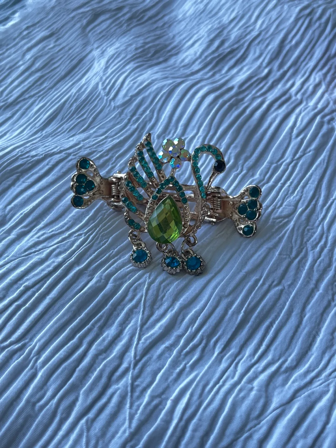 Peacock Design Hair Clip thumbnail