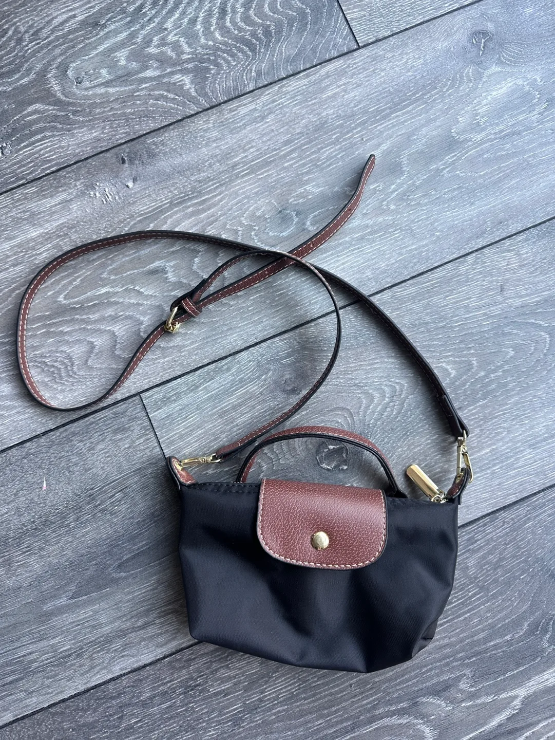 Black Nylon Crossbody Bag thumbnail