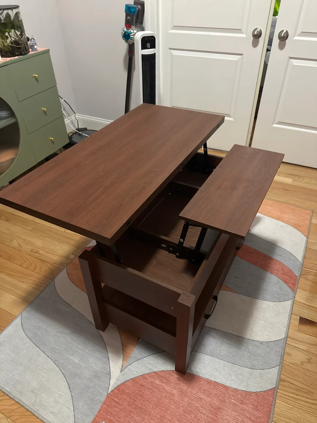 Lift Top Coffee Table with Hidden Storage image indicator(3)
