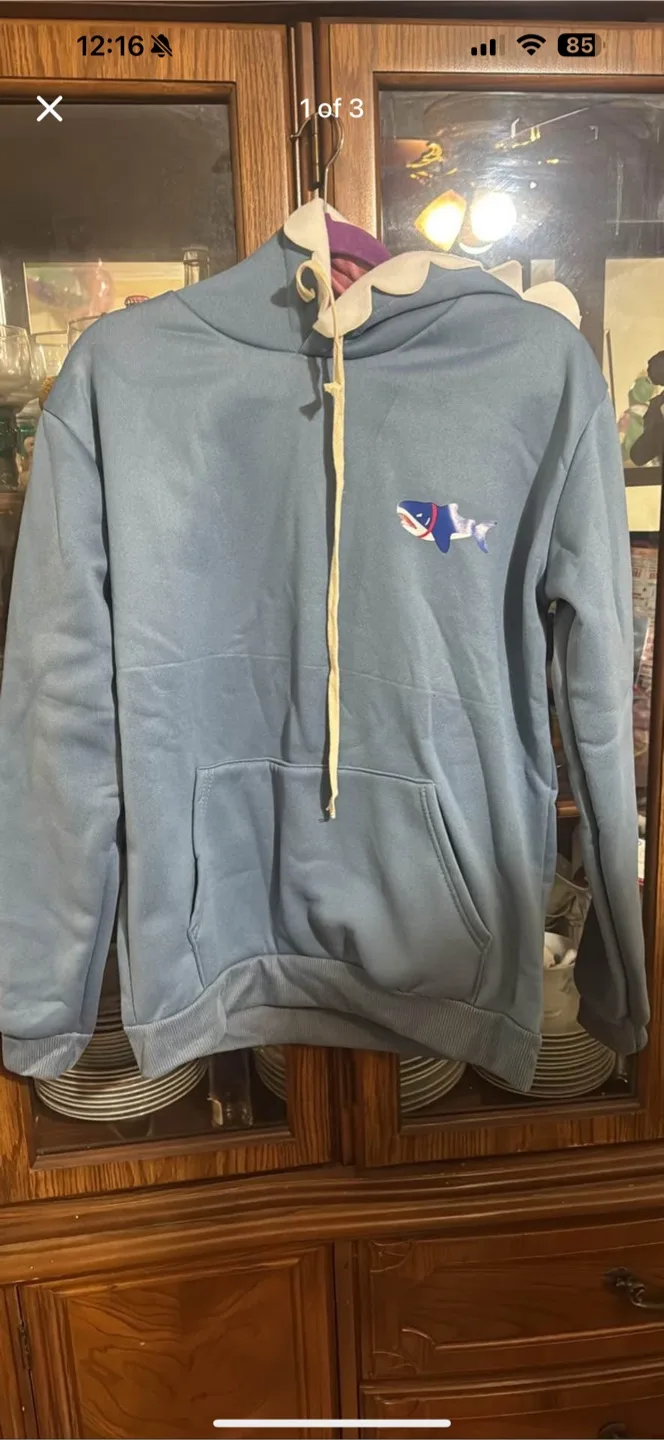 Shark Hoodie - Blue image indicator(3)