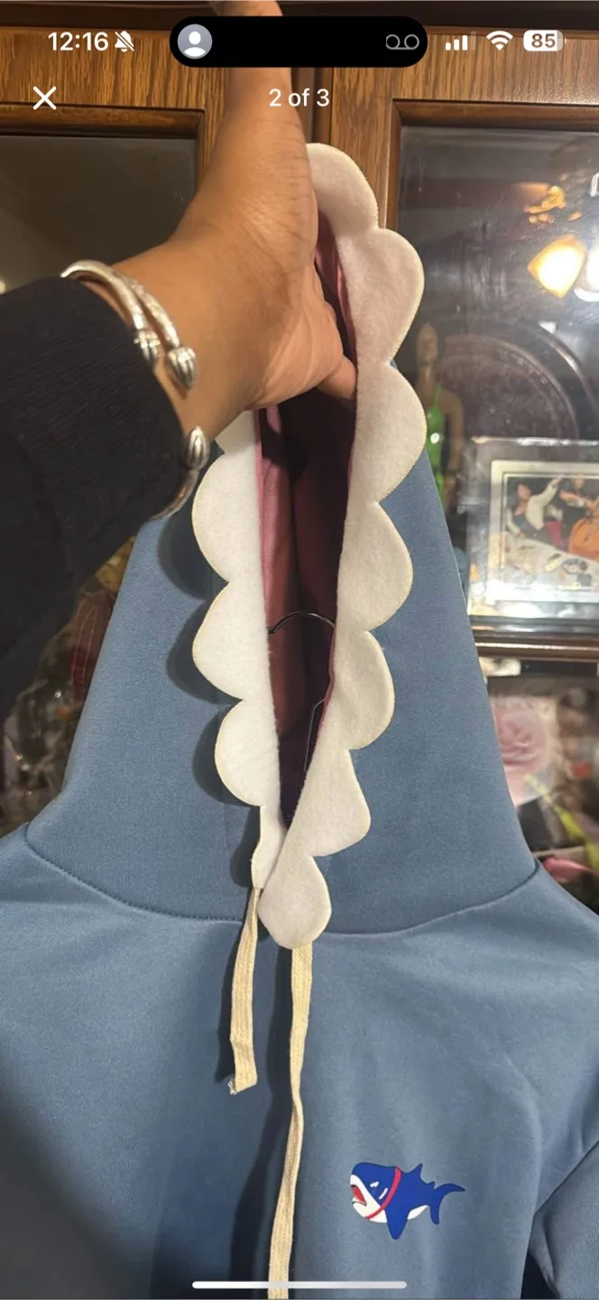 Shark Hoodie - Blue image indicator(3)