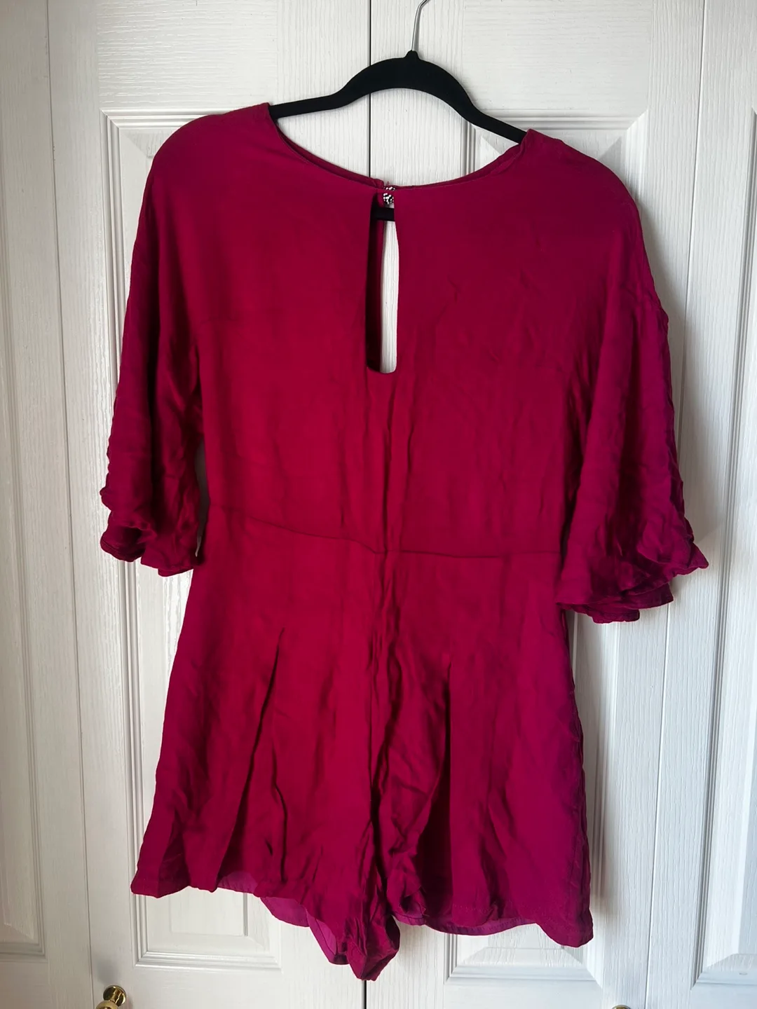 Burgundy Romper thumbnail