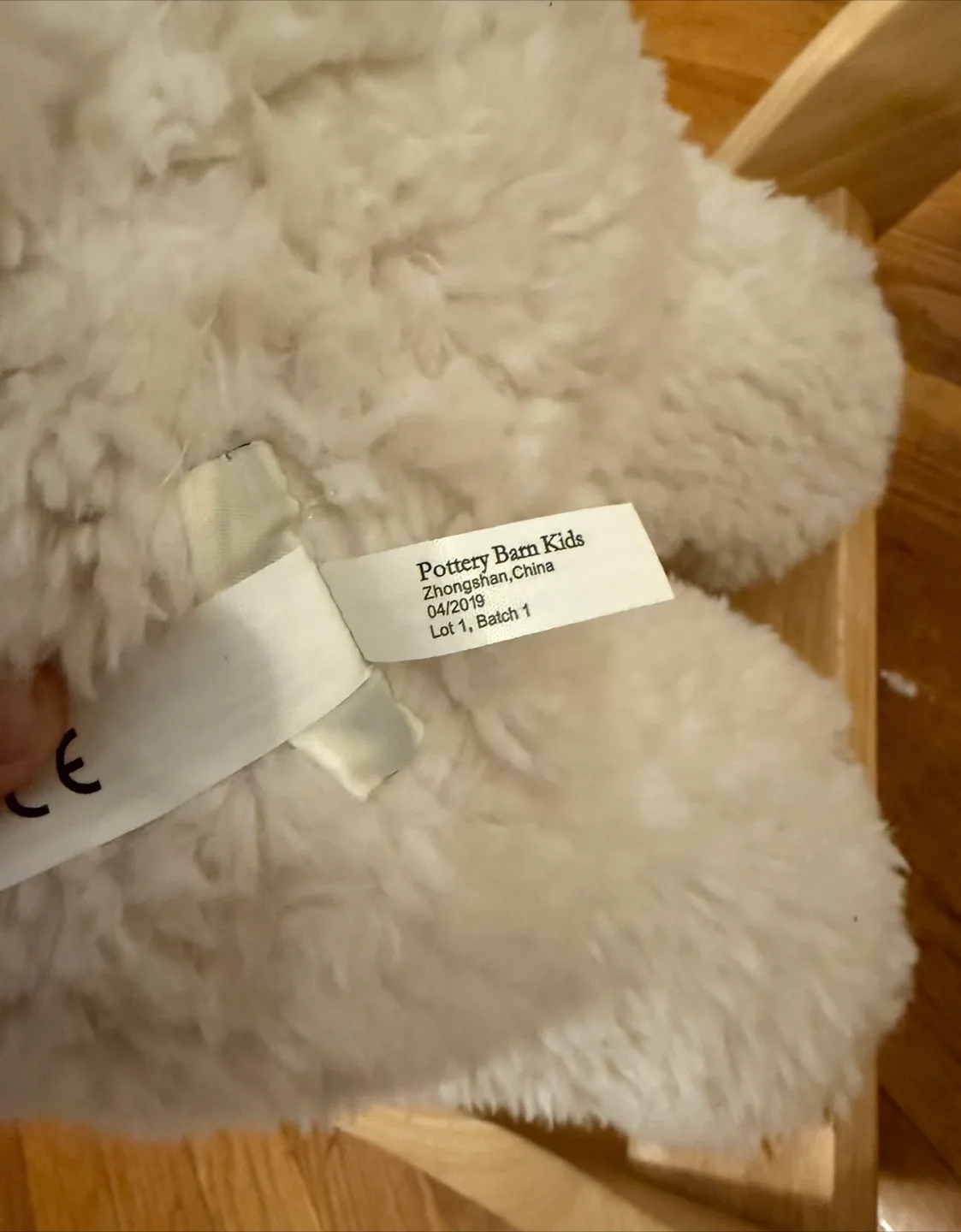 Pottery Barn Kids Sherpa Bunny Plush Rocker image indicator(4)