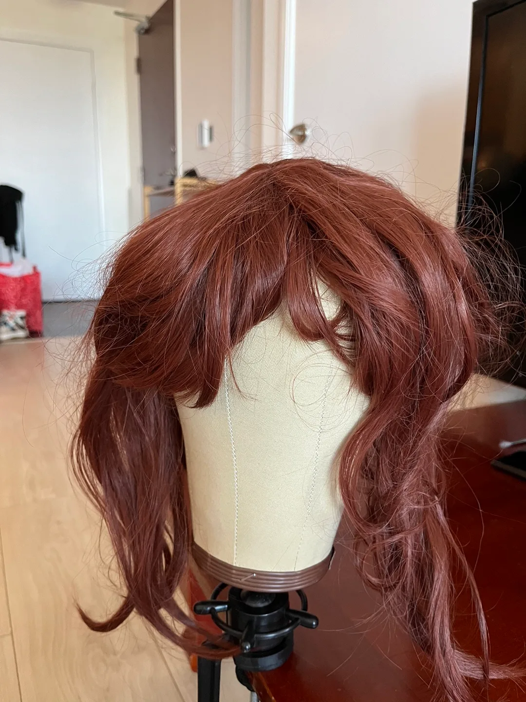 Brown Uraraka wig thumbnail