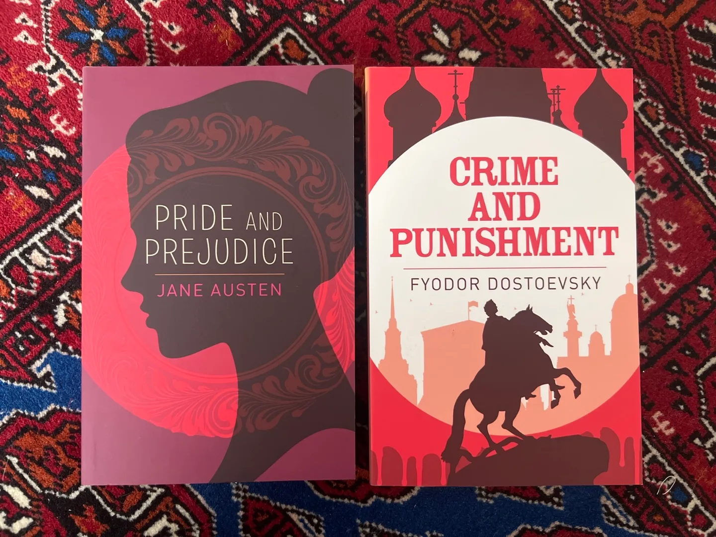 Pride and Prejudice + Crime and Punishment Books thumbnail